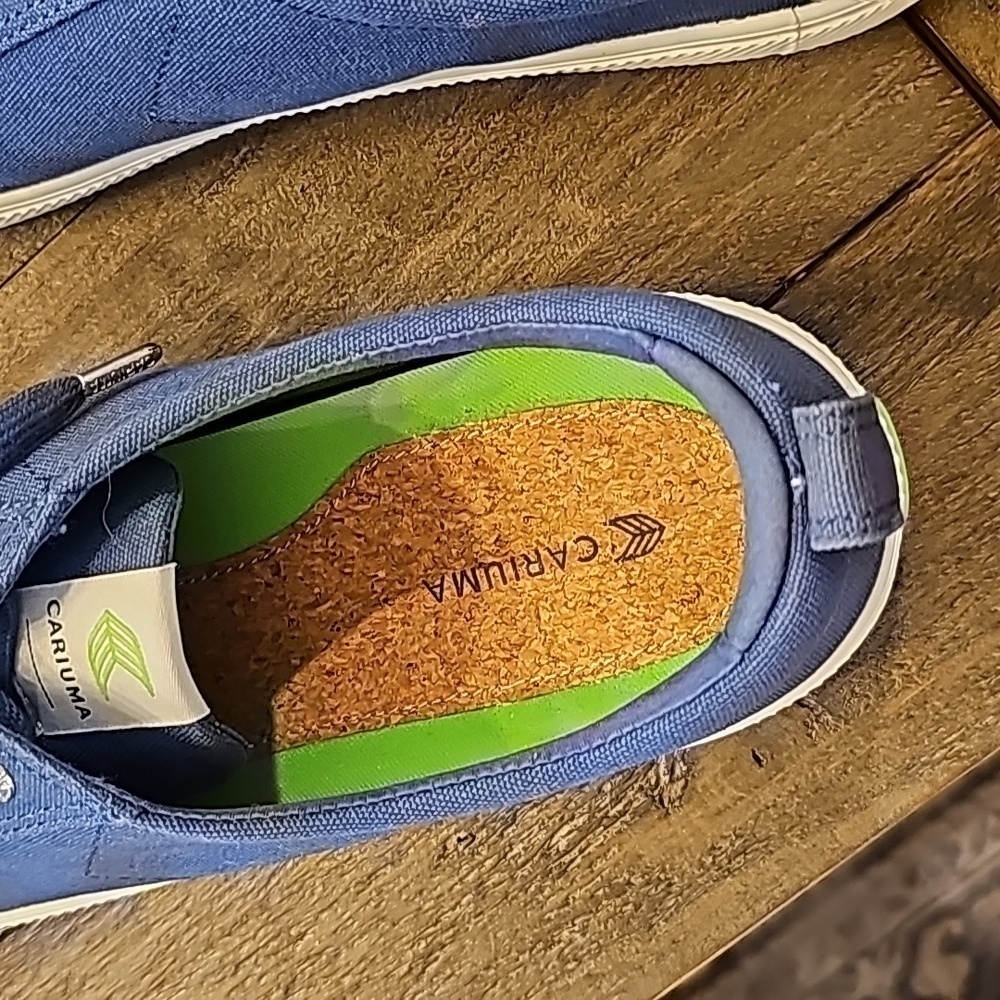 Cariuma OCA Low Shadow Blue Cancas Sneaker - Picture 4 of 11